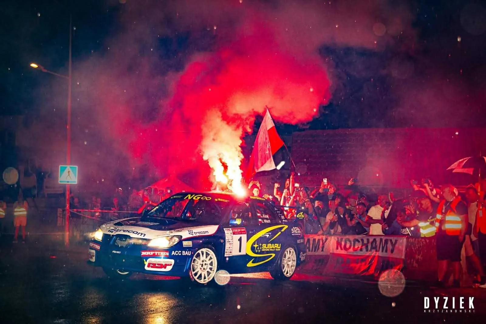 Poland Rally Legend - fans and rally cars