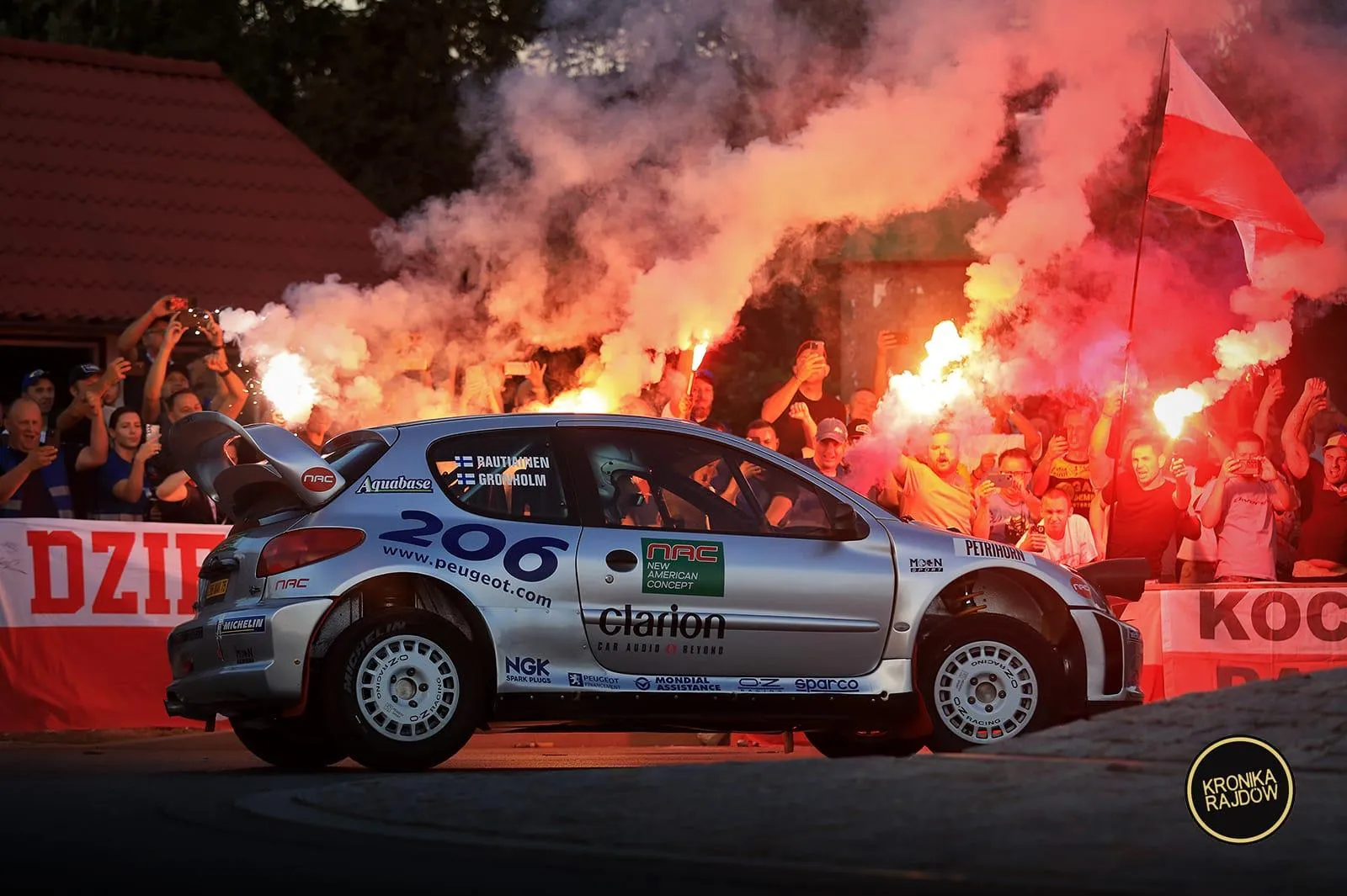 Poland Rally Legend - fans and rally cars