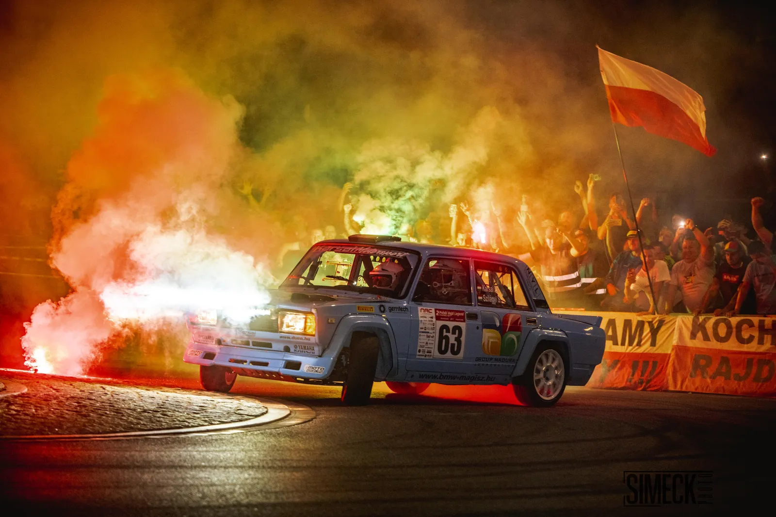 Poland Rally Legend - fans and rally cars